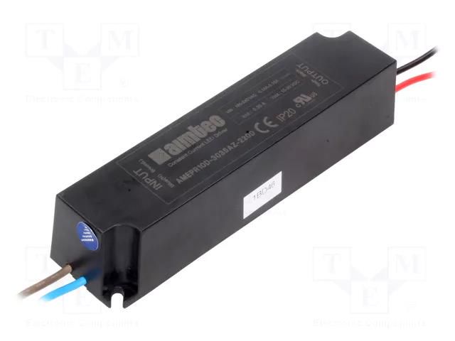 Power supply: switching; LED; 10.5W; 15÷30VDC; 0.35A; 180÷264VAC AIMTEC EPR10D3035AZ220D