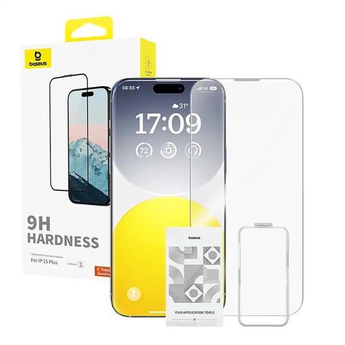 Diamond Tempered Glass Baseus 0.3mm for iPhone 15Plus, Baseus P60057404203-02
