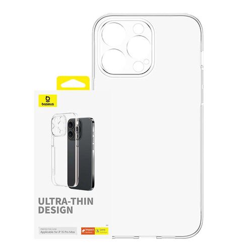 Phone Case for iPhone 15 ProMax Baseus OS-Lucent Series (Clear), Baseus P60157204203-03