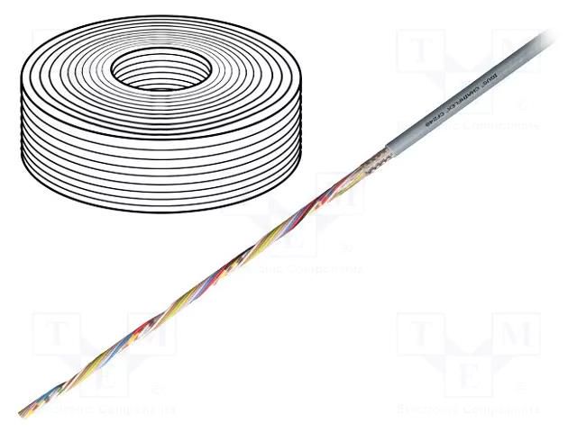 Wire: data transmission; chainflex® CF240; 3x0.34mm2; grey; Cu IGUS CF240.03.03