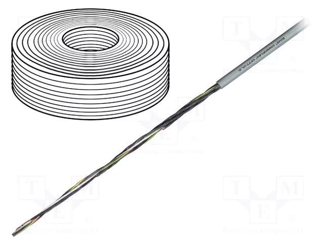 Wire: control cable; chainflex® CF77.UL.D; 12G1.5mm2; PUR; grey IGUS CF77.UL.15.12.D