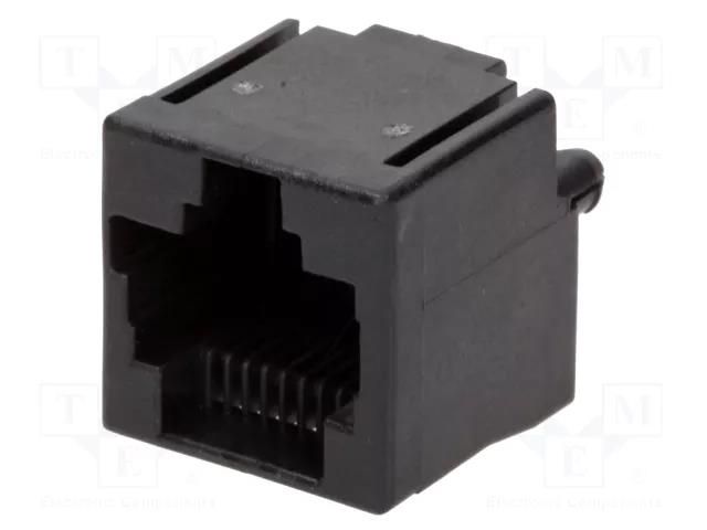 Connector: RJ45; socket; PIN: 8; 8p8c; THT; straight; 16.51mm TE Connectivity 5555799-1