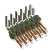BTB CONN, HEADER, 10POS, 2ROW, 2.54MM 826634-5