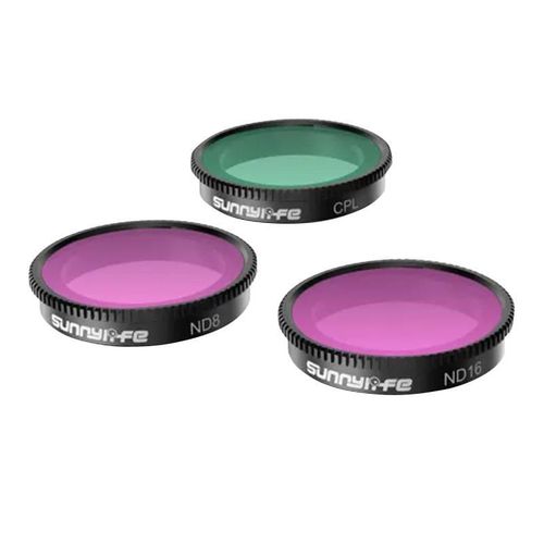 Set of 3 filters CPL+ND8+ND16 Sunnylife for Insta360 GO 3/2, Sunnylife IST-FI9314