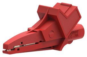 ALLIGATOR CLIP, FULL INSULATED, RED 76-0124