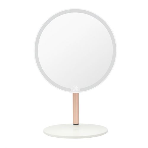 Extralink | Makeup mirror | white illuminated round, EXTRALINK EX.29089 5907207229089