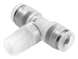 PUSH-IN T-FITTING, 10MM, R1/4, 10BAR NPQP-T-R14-Q10-FD-P10