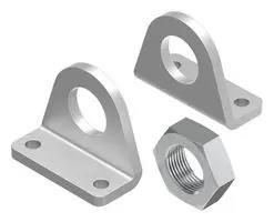 FOOT MOUNTING, 25MM, GALVANIZED STEEL 5128