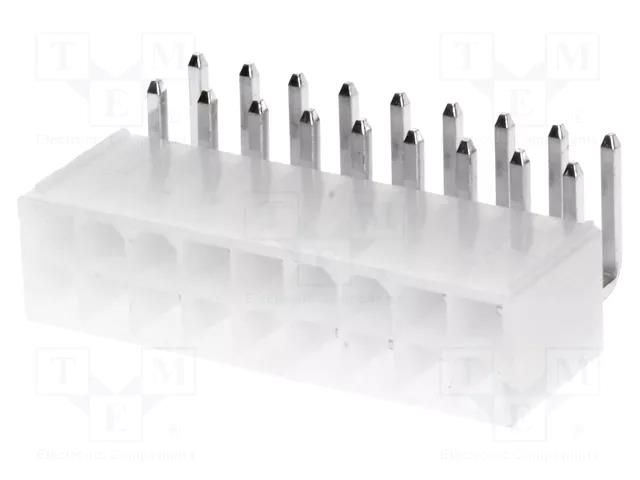 Connector: wire-board; socket; male; PIN: 18; N42G; 600V; angled 90° NINIGI N42GK-18