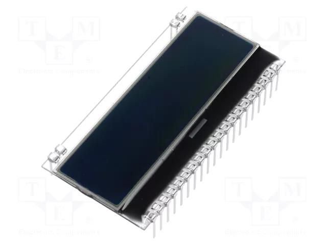 Display: LCD; graphical; 132x32; FSTN Negative; black; 55x17.5mm DISPLAY VISIONS EADOGM132S-5