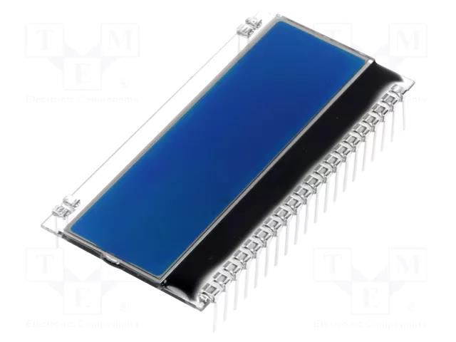 Display: LCD; graphical; 132x32; STN Negative; blue; 55x17.5mm DISPLAY VISIONS EADOGM132B-5