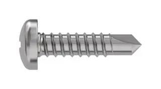 PAN HEAD SCREW, STEEL, 4.8MM X 25MM 4.8 X 25 PPSTDX Z100 DIN7504