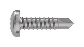 PAN HEAD SCREW, STEEL, 4.8MM X 16MM 4.8 X 16 PTSTDX Z100 DIN7504
