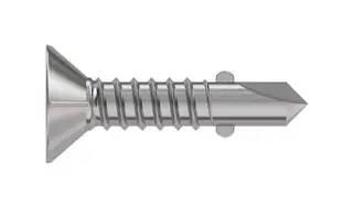 COUNTERSUNK HEAD SCREW, STEEL, 6.3X50MM 6.3 X 50 KTSTDX Z100 WINGED