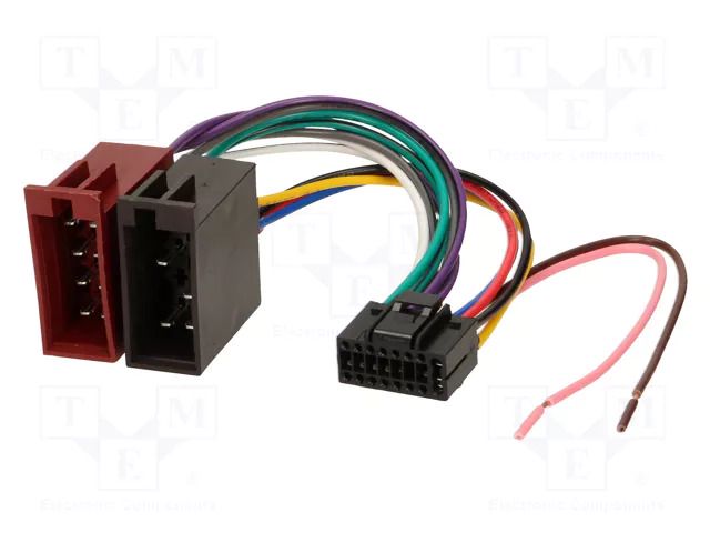 Connector; ISO; JVC; PIN: 16 4CARMEDIA ZRS-76