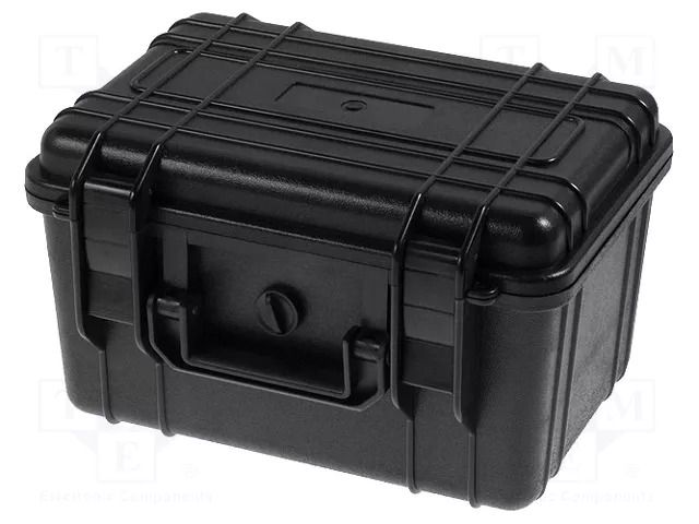 Case; tool case; black; ABS; 263x206x156mm; IP67 NEWBRAND NB-45-2-B