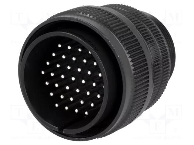 Connector: circular; plug; for cable; PIN: 37; male; soldering; 13A AMPHENOL DS3106A28-21P