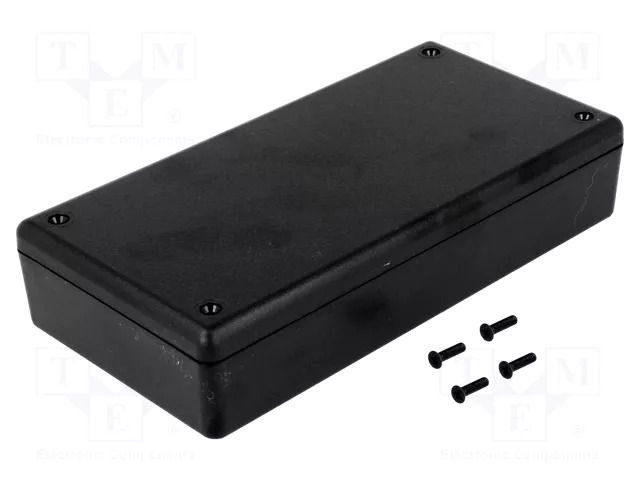 Enclosure: multipurpose; X: 85mm; Y: 170mm; Z: 35mm; 1599; ABS; black HAMMOND HM-1599EBK