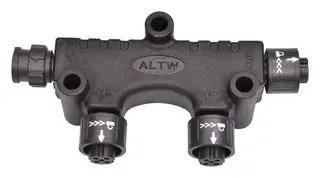 CIRCULAR ADAPTER, TEE-TYPE, 2WAY, 5POS AB-AD-555500-FFMF00-Q001
