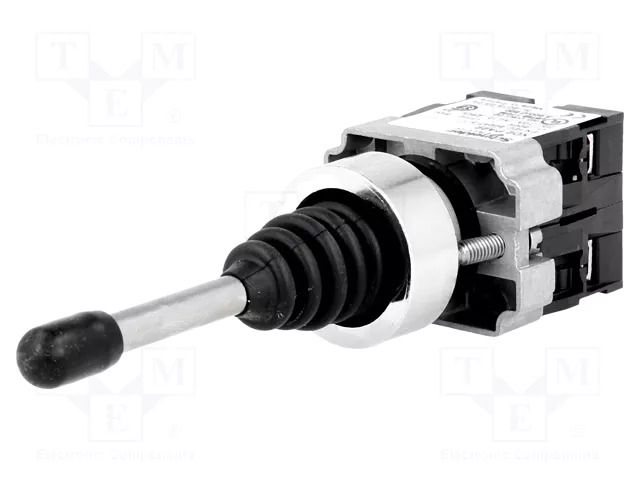 Switch: joystick; 22mm; Stabl.pos: 1; NO x2; black; none; 3A/240VAC SCHNEIDER ELECTRIC XD2PA22