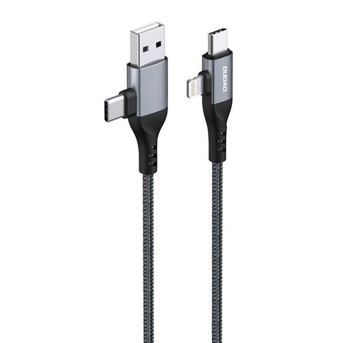 Cable Dudao L20PRO 4in1, 1m (black), Dudao L20PRO