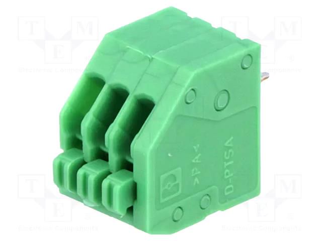 Connector: PCB terminal block; terminal; 2A; 250V; angled 45° PHOENIX CONTACT PTSA0.5/3-2.5-Z