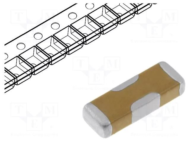 Filter: anti-interference; 2.2nF; SMD; 100VDC; 300mA; -20÷50%; 1806 MURATA NFM41CC222R2A3L