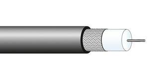 COAX CABLE WIRE, 6.24MM, 75 OHM, 1M RADOX"RF"59