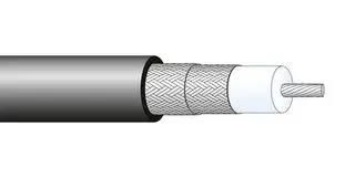 COAX CABLE WIRE, 3.2MM, 50 OHM, 1M RADOX"RF"316"D