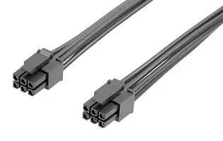 WTB CORD, 6P MICRO-FIT RCPT/RCPT, 5.9" 214755-2061