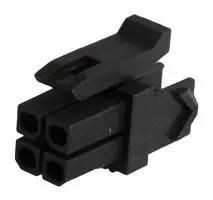 RECEPTACLE HOUSING, 4POS, NYLON, BLACK 172952-0401