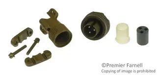 MIL SPEC CIR CONN, PLUG, 4P, 18-4/SOLDER MS3106E18-4P
