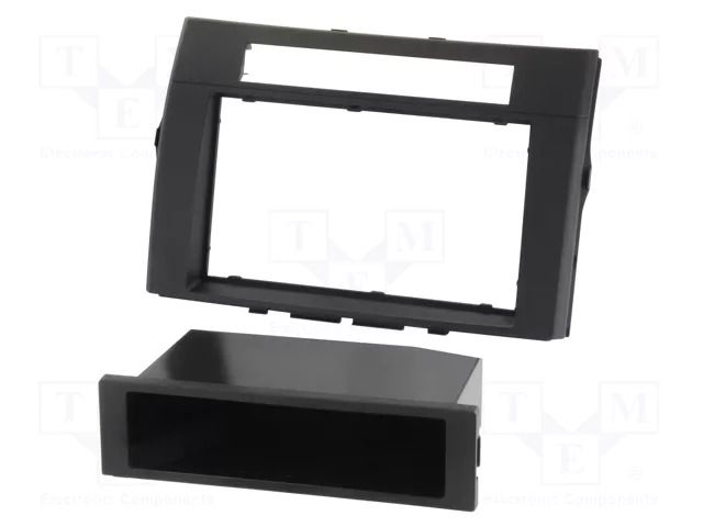 Radio frame; Toyota; 2 DIN; black PER.PIC. RAM-40.229