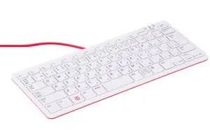 KEYBOARD, RED/WHITE - JAPAN, RPI RPI-KEYB (JP)-RED/WHITE