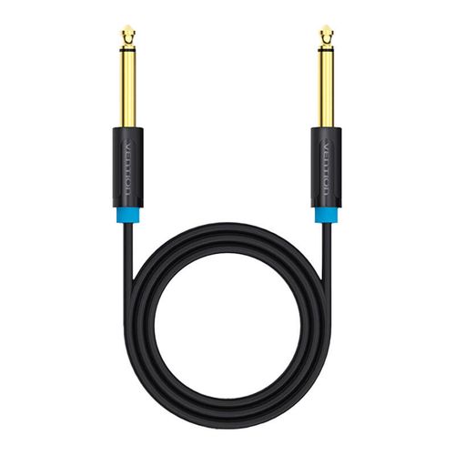 Audio Cable TS 6.35mm Vention BAABI 3m (black), Vention BAABI