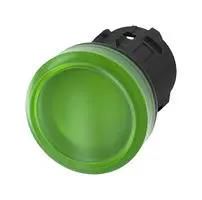 ACTUATOR, 22MM INDICATOR LIGHT, GREEN 3SU10016AA400AA0