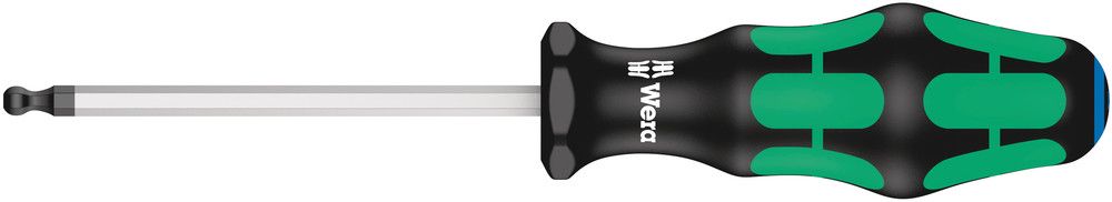 352 Ball end screwdriver for hexagon socket screws, 5.0x100, Wera 05022815001