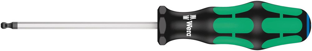 352 Ball end screwdriver for hexagon socket screws, 5/32"x100, Wera 05022905001