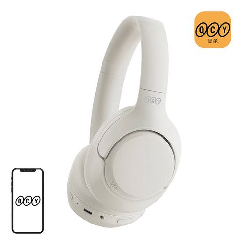 Wireless Headphones QCY H3, ANC (white), QCY H3 white