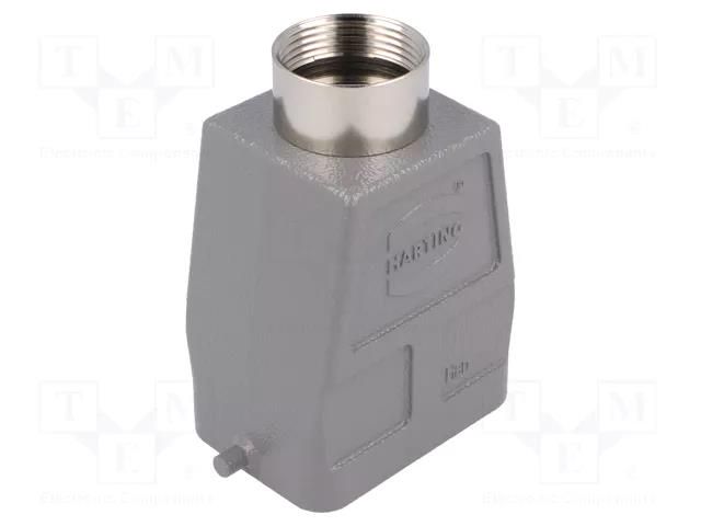 Enclosure for connectors: HDC; size 6B; for cable; Han; IP65; PG21 HARTING 09300060442