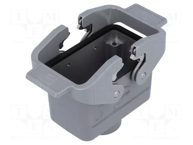 Enclosure for connectors: HDC; size 10B; for cable; Han; straight HARTING 09300101731