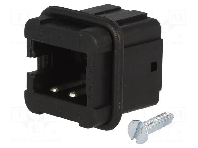 Connector: HDC; contact insert; female; 10A; 25V; Staf®; PIN: 6 HARTING 09700062615