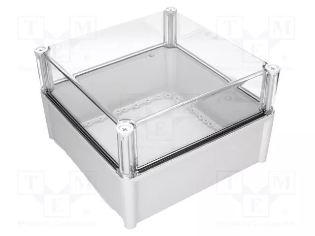 Enclosure: multipurpose; X: 278mm; Y: 278mm; Z: 180mm; SOLID; grey FIBOX PC282818T