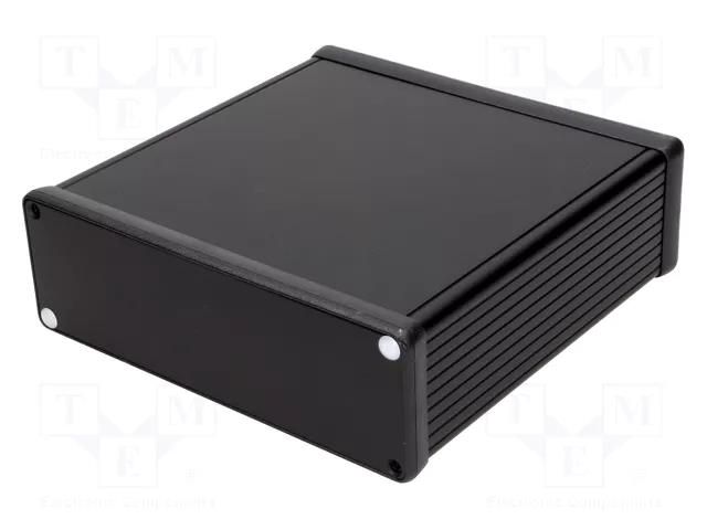 Enclosure: with panel; 1455; X: 165mm; Y: 160mm; Z: 51mm; aluminium HAMMOND HM-1455T1601BK