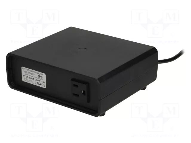Autotransformer; 230VAC; Power: 200VA; Usec.1: 115V INDEL ATST200W-U