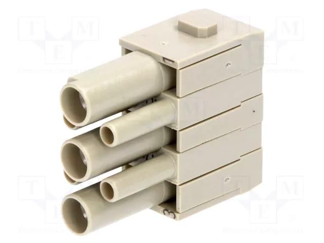 Connector: HDC; module; female; Han-Modular®; PIN: 7(3+4); crimped HARTING 09140073101