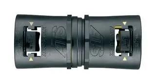 U SWIVEL COUPLER, 89MM, BLACK/YELLOW 7TCA296170R0505