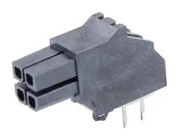 PCB RECEPTACLE, 4POS, 2ROW, 3MM, TH 44764-0403