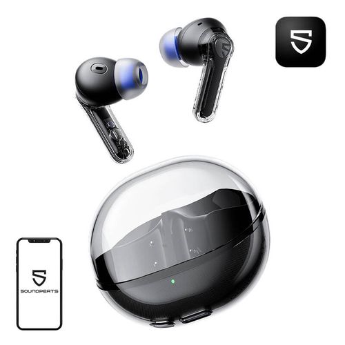 Earphones Soundpeats Clear (black), Soundpeats Clear Black