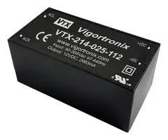 POWER SUPPLY, AC-DC, 15V, 1.666A VTX-214-025-115